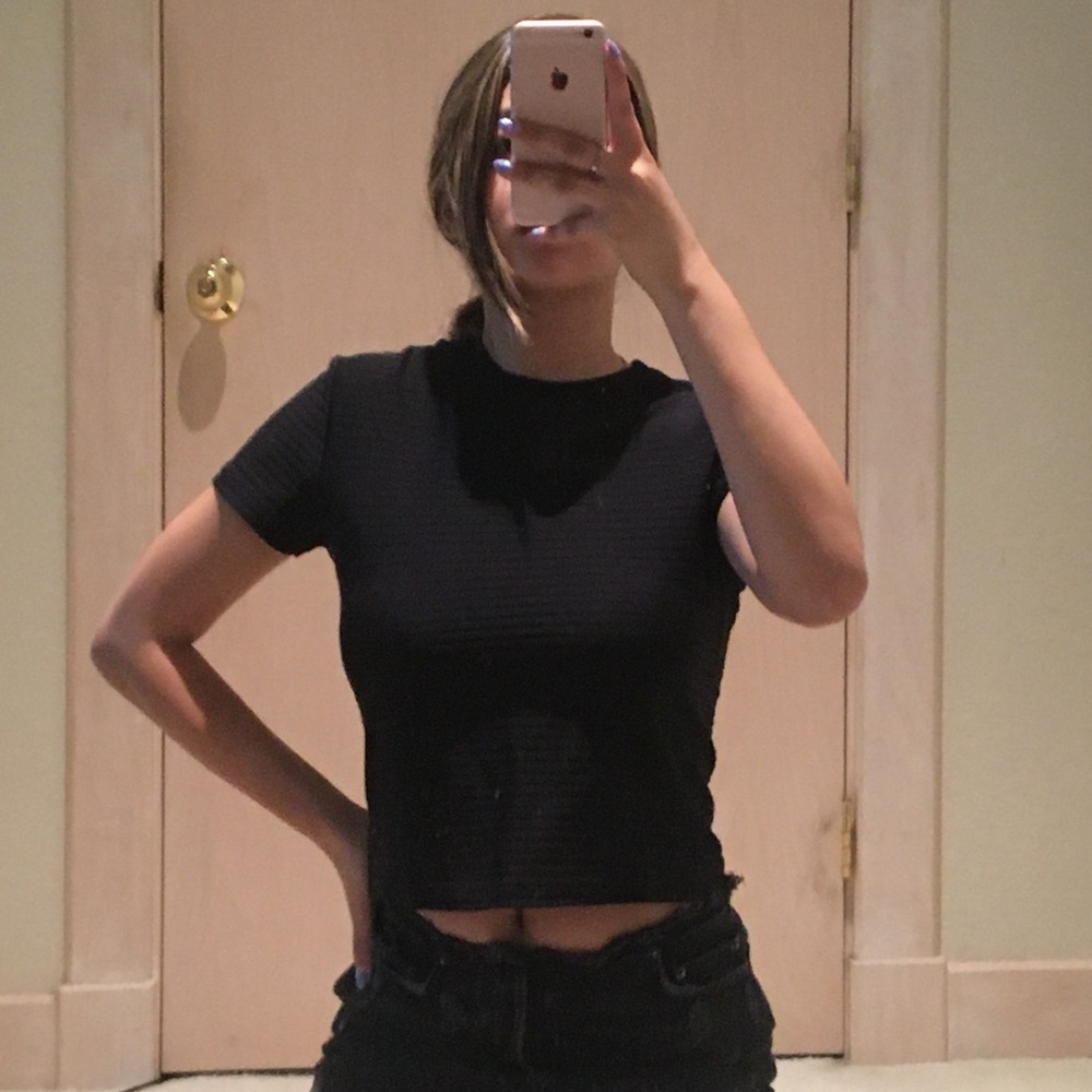 DKNY Black Tee